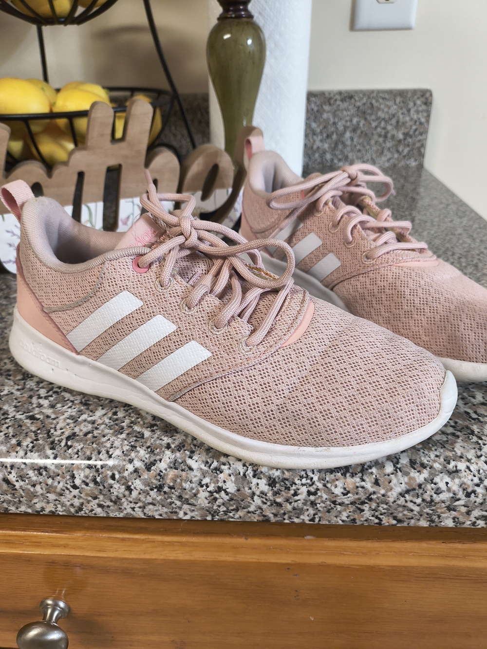Adidas Women's Pink Cloudfoam Running Shoes